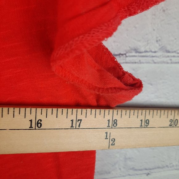 Free People We the Free Orange Short Sleeve Tee - Picture 9 of 11